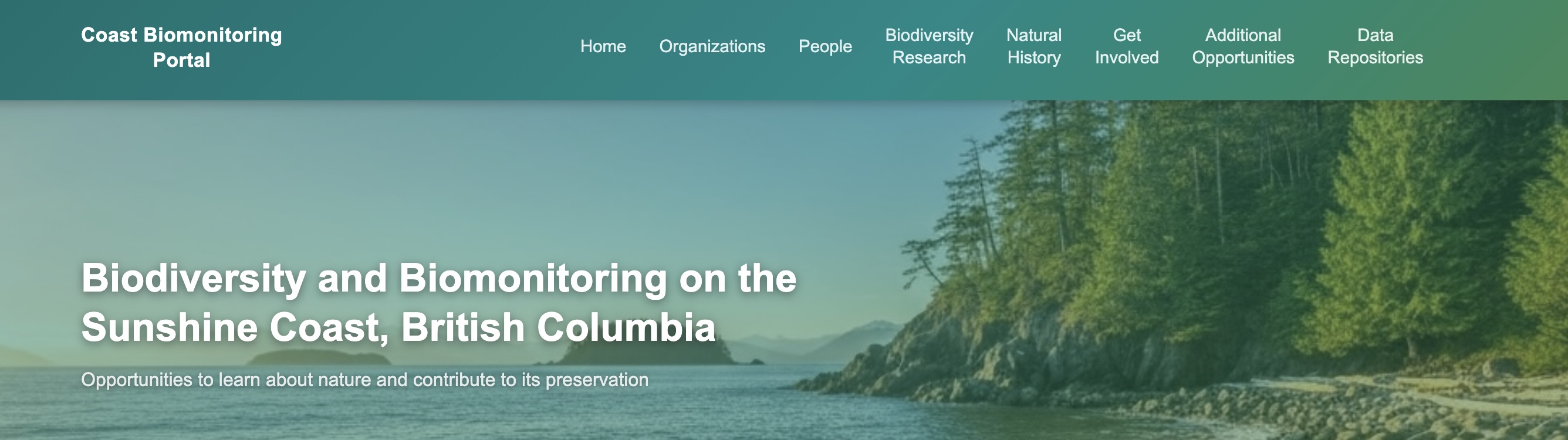 Sunshine Coast Biomonitoring Portal